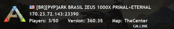 [BR][PVP]ARK BRASIL ZEUS 1000X PRIMAL+ETERNAL