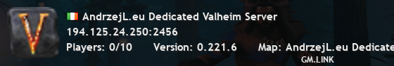 AndrzejL.eu Dedicated Valheim Server