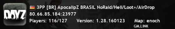 3PP [BR] ApocalipZ BRASIL NoRaid/Heli/Loot+/AirDrop