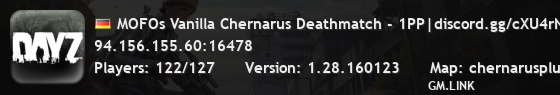 MOFOs Vanilla Chernarus Deathmatch - 1PP|discord.gg/cXU4rNGhMM