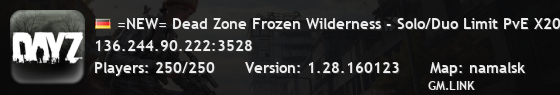 =NEW= Dead Zone Frozen Wilderness - Solo/Duo Limit PvE X20 Loot