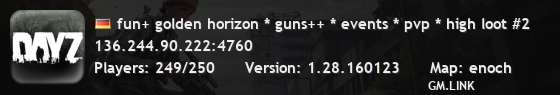 fun+ golden horizon * guns++ * events * pvp * high loot #2