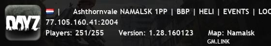|     Ashthornvale NAMALSK 1PP | BBP | HELI | EVENTS | LOOT+