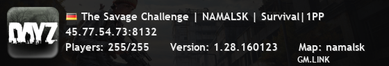 The Savage Challenge | NAMALSK | Survival|1PP