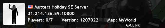 Mutters Holiday SE Server