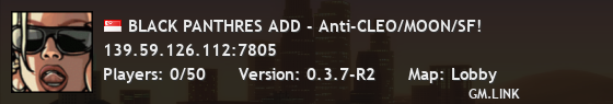 BLACK PANTHRES ADD - Anti-CLEO/MOON/SF!