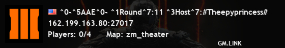 ^0-^5AAE^0- ^1Round^7:11 ^3Host^7:#Theepyprincess#