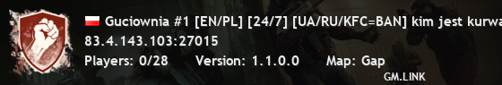 Guciownia #1 [EN/PL] [24/7] [UA/RU/KFC=BAN] kim jest kurwa zycz