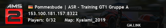 Pommesbude | ASR - Training GT1 Gruppe A