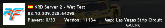 NRD Server 2 - Wet Test