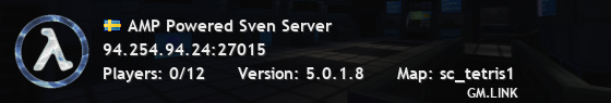 AMP Powered Sven Server