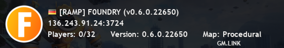 [RAMP] F0UNDRY (v0.6.0.22650)