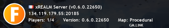 xREALM Server (v0.6.0.22650)