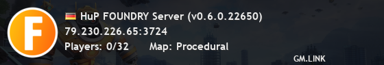 HuP FOUNDRY Server (v0.6.0.22650)