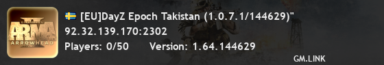 [EU]DayZ Epoch Takistan (1.0.7.1/144629)"