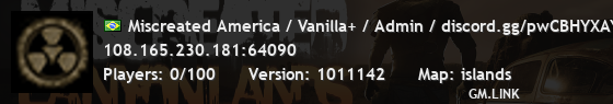 Miscreated America / Vanilla+ / Admin / discord.gg/pwCBHYXAYm