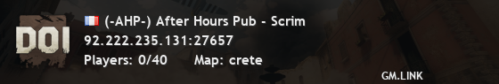 (-AHP-) After Hours Pub - Scrim
