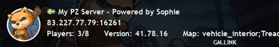 My PZ Server - Powered by Sophie