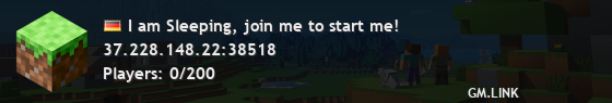 I am Sleeping, join me to start me!