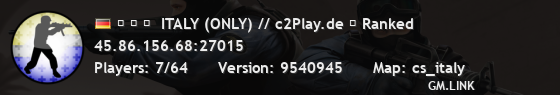 ▅ ▆ ▇  ITALY (ONLY) // c2Play.de ★ Ranked