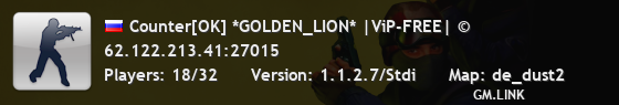 Counter[OK] *GOLDEN_LION* |ViP-FREE| ©