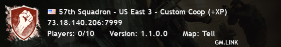 57th Squadron - US East 3 - Custom Coop (+XP)