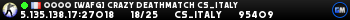 ███► [WAFG] Crazy Deathmatch cs_italy