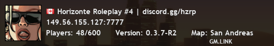 Horizonte Roleplay #4 | discord.gg/hzrp