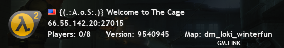 {(.:A.o.S:.)} Welcome to The Cage