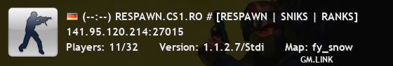 (--:--) RESPAWN.CS1.RO # [RESPAWN | SNIKS | RANKS]