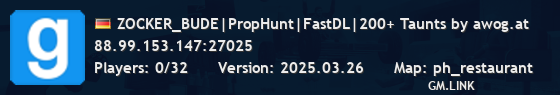 ZOCKER_BUDE|PropHunt|FastDL|200+ Taunts by awog.at
