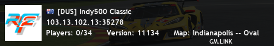 [DUS] Indy500 Classic