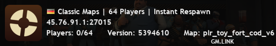 Classic Maps | 64 Players | Instant Respawn