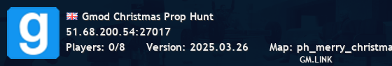 Gmod Christmas Prop Hunt