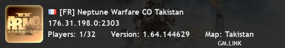 [FR] Neptune Warfare CO Takistan