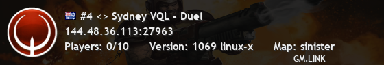 #4 <> Sydney VQL - Duel