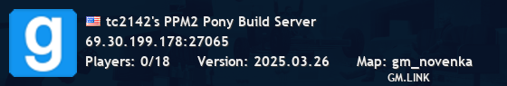tc2142's PPM2 Pony Build Server