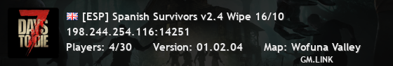[ESP] Spanish Survivors v2.4 Wipe 16/10