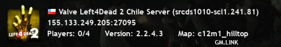 Valve Left4Dead 2 Chile Server (srcds1010-scl1.241.81)