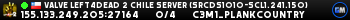 Valve Left4Dead 2 Chile Server (srcds1010-scl1.241.150)