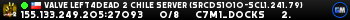 Valve Left4Dead 2 Chile Server (srcds1010-scl1.241.79)