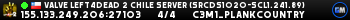 Valve Left4Dead 2 Chile Server (srcds1020-scl1.241.89)