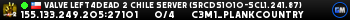 Valve Left4Dead 2 Chile Server (srcds1010-scl1.241.87)