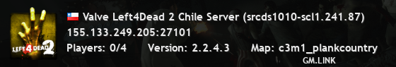 Valve Left4Dead 2 Chile Server (srcds1010-scl1.241.87)