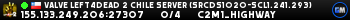 Valve Left4Dead 2 Chile Server (srcds1020-scl1.241.293)