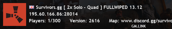 Survivors.gg [ 2x Solo - Quad ] FULLWIPED 13.12