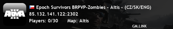 Epoch Survivors BRPVP-Zombies - Altis - (CZ/SK/ENG)