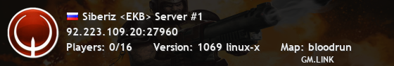 Siberiz <EKB> Server #1