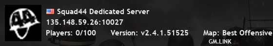 Squad44 Dedicated Server