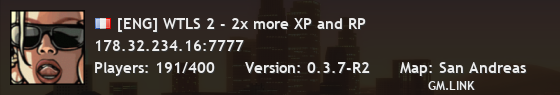 [ENG] WTLS 2 - 2x more XP and RP